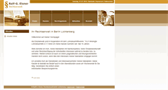Desktop Screenshot of kanzlei-elsner.de